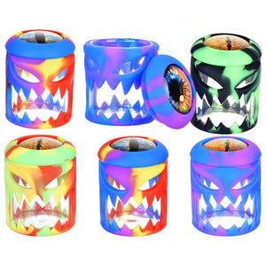 
                  
                    Load image into Gallery viewer, Silicone on Glass Jar - 2.7&amp;quot;/ 80mL / 6CT
                  
                