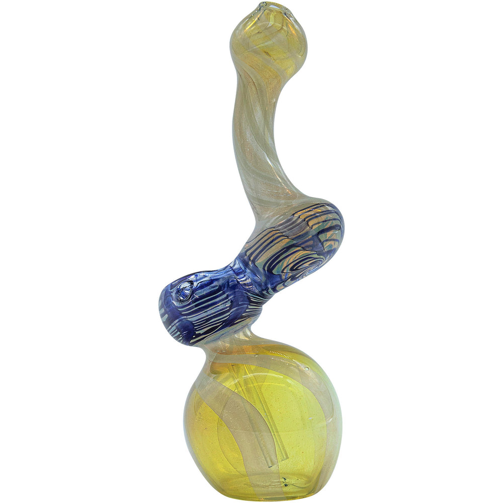 
                  
                    Load image into Gallery viewer, Fumed Sherlock Bubbler Pipe (Various Colors)
                  
                