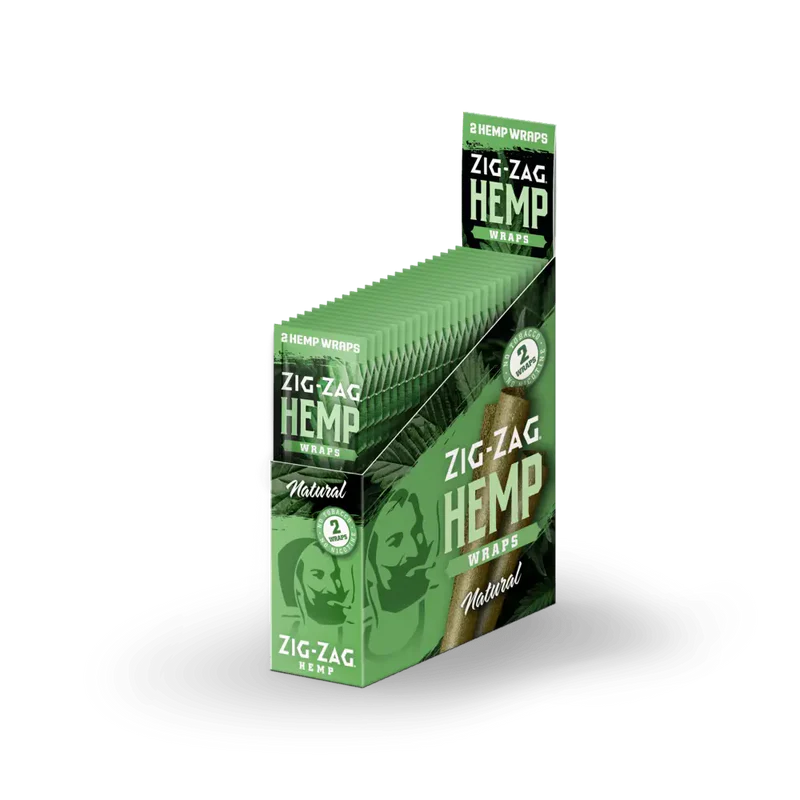 
                  
                    Load image into Gallery viewer, Zig Zag Hemp Wraps - 2pk 25pcs
                  
                