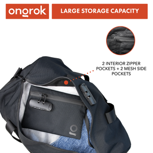 
                  
                    Load image into Gallery viewer, Ongrok Carbon-lined Smell Proof Duffle Bag
                  
                