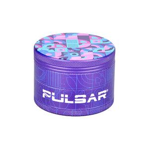 
                  
                    Load image into Gallery viewer, Pulsar Design Series Grinder with Side Art - Candy Floss / 4pc / 2.5&amp;quot;
                  
                