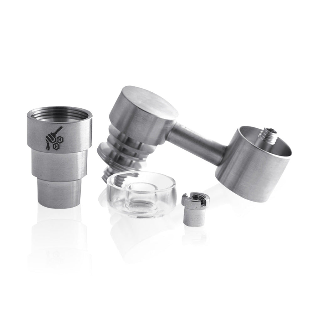 
                  
                    Load image into Gallery viewer, TITANIUM 4 IN 1 SIDECAR HYBRID BANGER DAB NAIL
                  
                