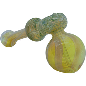 
                  
                    Load image into Gallery viewer, Fumed Hammer Bubbler Pipe (Various Colors)
                  
                