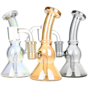 
                  
                    Load image into Gallery viewer, Ease Your Mind Mini Glass Dab Rig - 5.75&amp;quot; / 14mm F / Colors Vary
                  
                