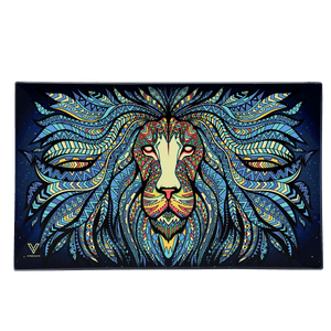 
                  
                    Load image into Gallery viewer, Tribal Lion Glass Rollin&amp;#39; Tray
                  
                
