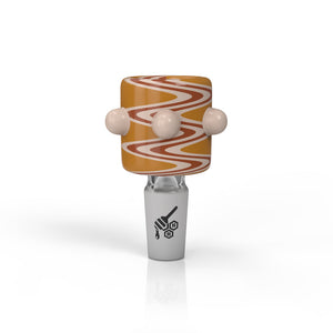 
                  
                    Load image into Gallery viewer, CYLINDER ZIG ZAG STRIPPED FLOWER BOWL PIECES
                  
                