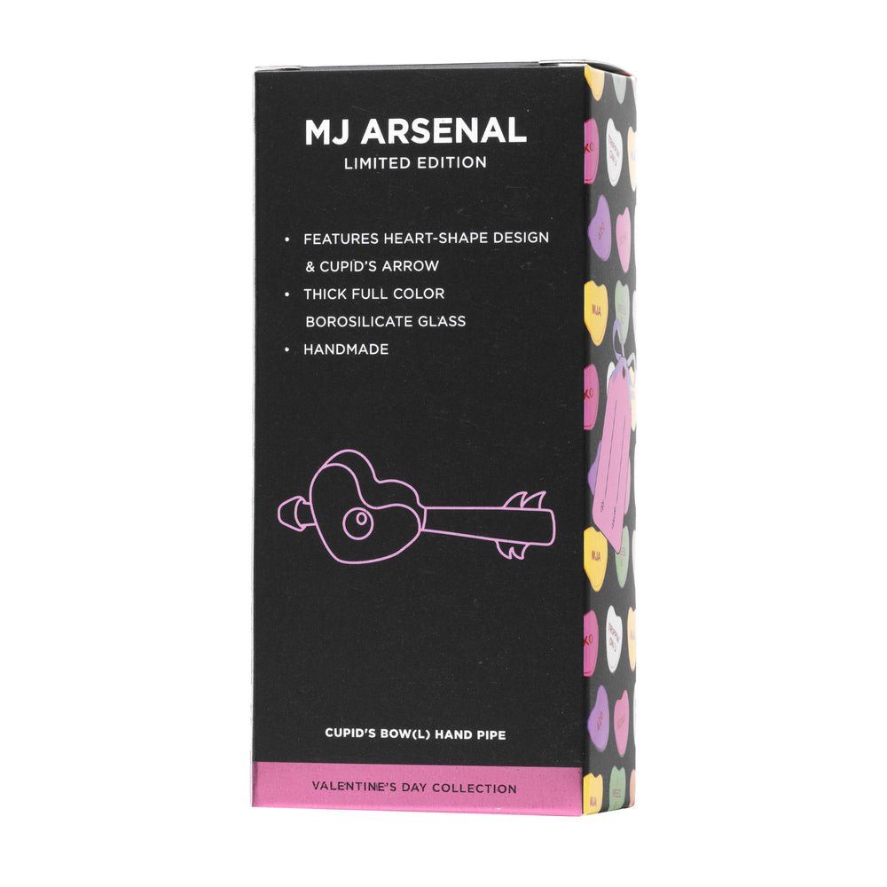 
                  
                    Load image into Gallery viewer, MJ Arsenal Cupid&amp;#39;s Bow(l) Valentine&amp;#39;s Day Glass Pipe
                  
                