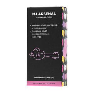 
                  
                    Load image into Gallery viewer, MJ Arsenal Cupid&amp;#39;s Bow(l) Valentine&amp;#39;s Day Glass Pipe
                  
                