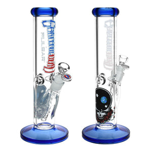 
                  
                    Load image into Gallery viewer, Grateful Dead x Pulsar Straight Tube Glass Bong - 11.75&amp;quot; / 14mm F
                  
                