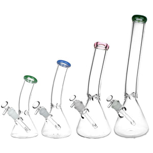 
                  
                    Load image into Gallery viewer, Classic Bent Neck Beaker Glass Water Pipe | 14mm F | Colors Vary
                  
                