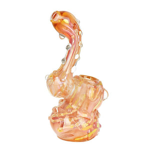 
                  
                    Load image into Gallery viewer, Full Blown Marble Golden Bubbler - 5.75&amp;quot;
                  
                