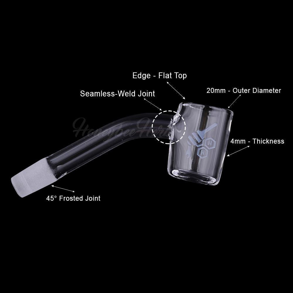 
                  
                    Load image into Gallery viewer, THICK ORIGINAL QUARTZ BANGER - 45° DEGREE | YL
                  
                