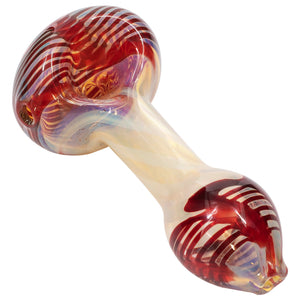 
                  
                    Load image into Gallery viewer, LA Pipes Twisty Cane Spoon Glass Pipe (Various Colors)
                  
                