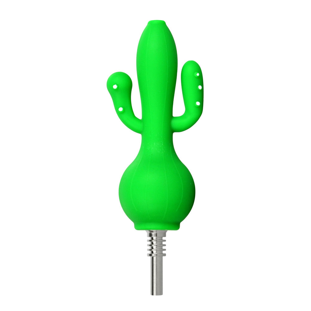 
                  
                    Load image into Gallery viewer, Cactus Silicone Dab Straw - 5.8&amp;quot; / Colors Vary
                  
                