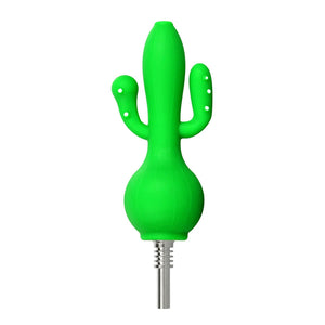 
                  
                    Load image into Gallery viewer, Cactus Silicone Dab Straw - 5.8&amp;quot; / Colors Vary
                  
                