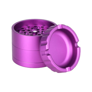 
                  
                    Load image into Gallery viewer, Aluminum Grinder with Ashtray Top - 4pc / 2.5&amp;quot; / Colors Vary
                  
                