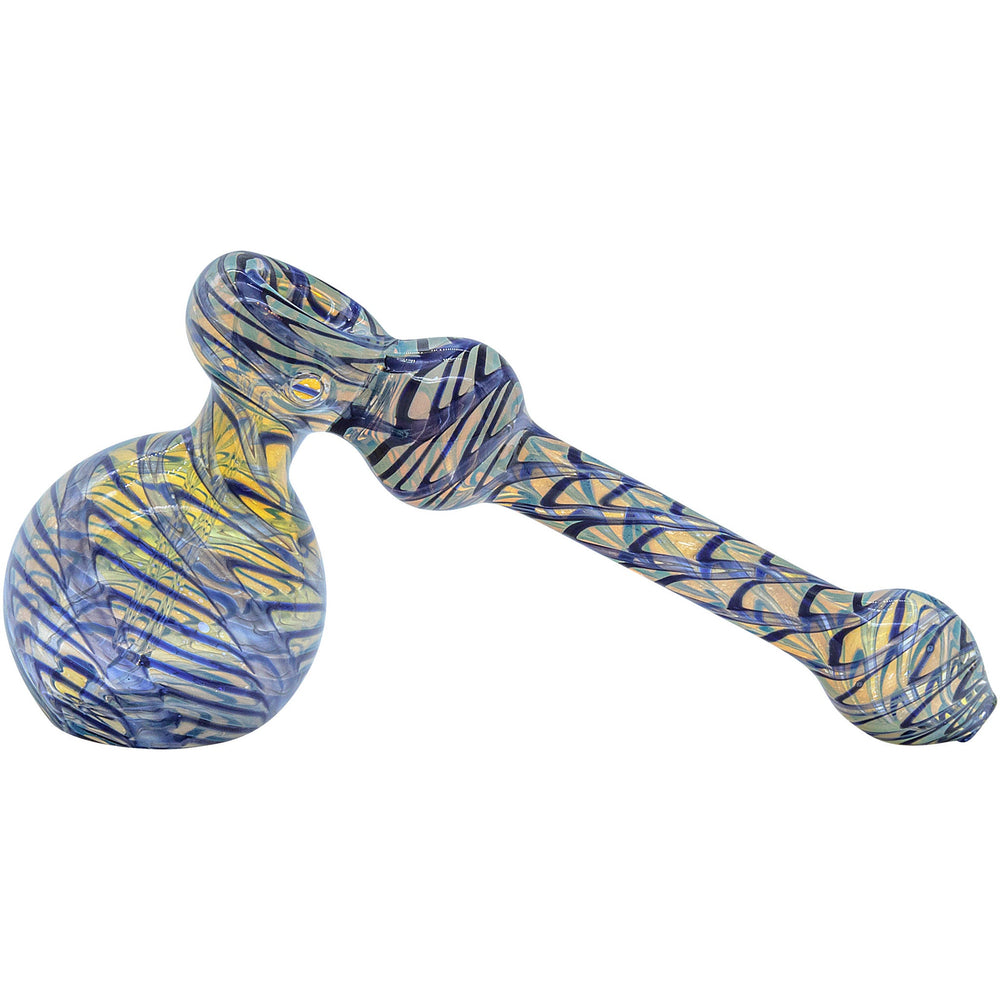
                  
                    Load image into Gallery viewer, Full Rake Fumed Hammer Bubbler Pipe 6&amp;quot;
                  
                