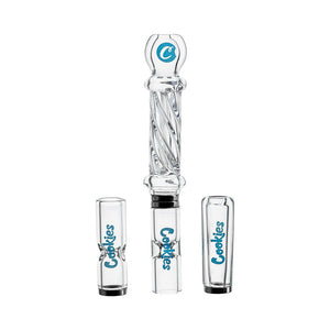 
                  
                    Load image into Gallery viewer, Cookies Pocket Hitter 3-in-1 Glass Chillum &amp;amp; Tip Kit - 4.25&amp;quot;
                  
                