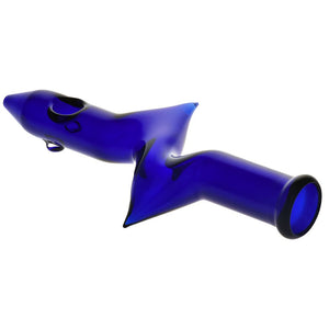 
                  
                    Load image into Gallery viewer, Solid Color Zig Zag Glass Steamroller Pipe - 8&amp;quot; / Colors Vary
                  
                
