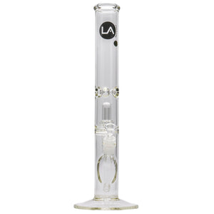 
                  
                    Load image into Gallery viewer, LA Pipes Thick Glass Straight Showerhead Perc Bong
                  
                