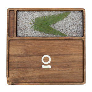 
                  
                    Load image into Gallery viewer, Premium Natural Acacia Wood Tray | 9.5&amp;quot; x 9.5&amp;quot;
                  
                