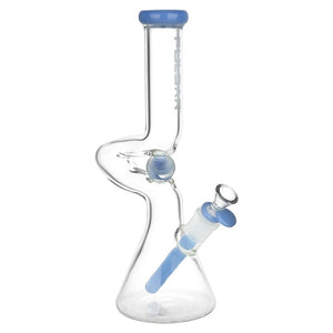 
                  
                    Load image into Gallery viewer, Kinked Marble Glass Beaker Water Pipe | 12&amp;quot; | 14mm F
                  
                