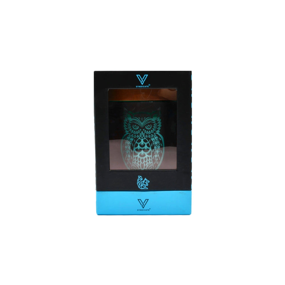 
                  
                    Load image into Gallery viewer, Owllusion Turquoise Stash Jar
                  
                