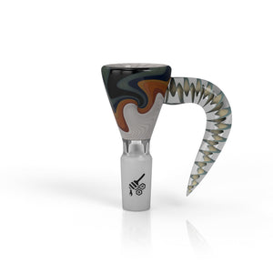 
                  
                    Load image into Gallery viewer, MARTINI SPLASH HORN PULL BONG SLIDE
                  
                