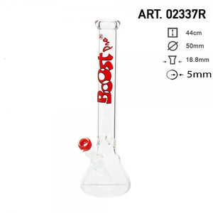 
                  
                    Load image into Gallery viewer, 17&amp;quot; Red Beaker Base Glass Water Pipe
                  
                