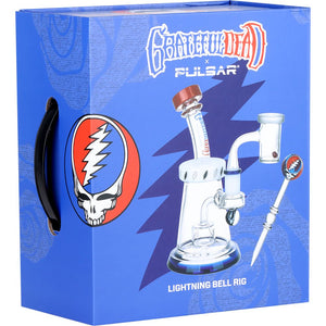 
                  
                    Load image into Gallery viewer, Grateful Dead x Pulsar Lightning Bell Dab Rig Set - 7.5&amp;quot; / 14mm F
                  
                