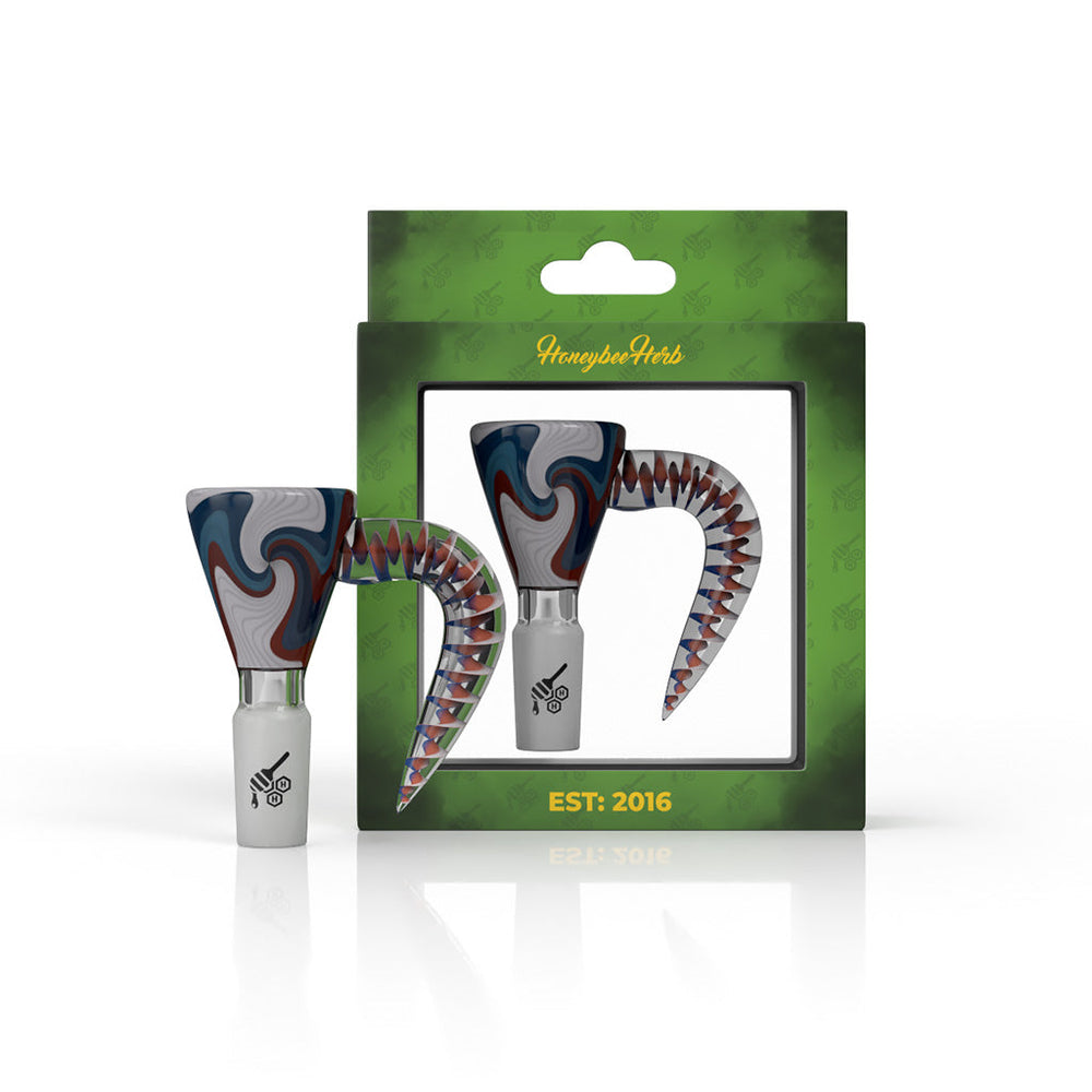 
                  
                    Load image into Gallery viewer, MARTINI SPLASH HORN PULL BONG SLIDE
                  
                