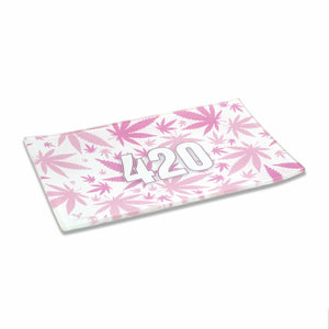 
                  
                    Load image into Gallery viewer, 420 Pink Glass Rollin&amp;#39; Tray
                  
                