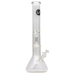 
                  
                    Load image into Gallery viewer, Thick Glass Beaker Showerhead Perc Bong
                  
                