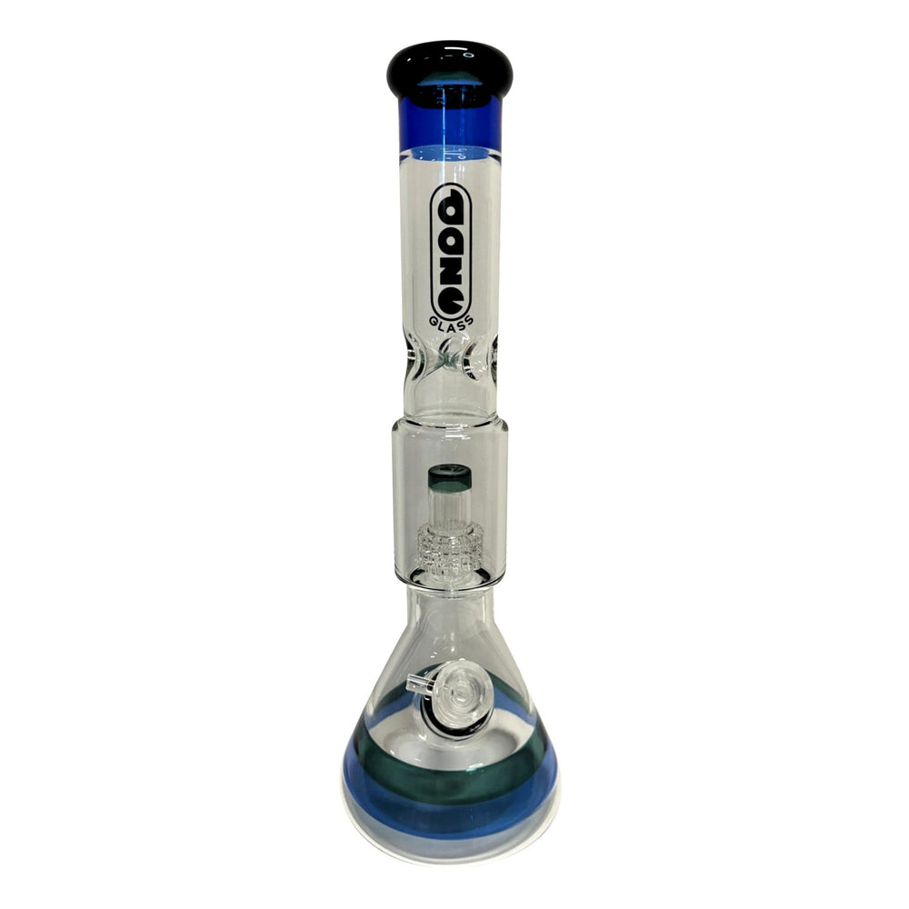 
                  
                    Load image into Gallery viewer, 16&amp;quot; Striped Glass Water Pipe
                  
                