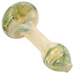 
                  
                    Load image into Gallery viewer, LA Pipes Twisty Cane Spoon Glass Pipe (Various Colors)
                  
                