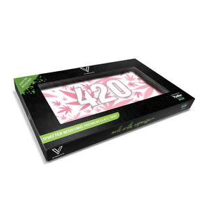 
                  
                    Load image into Gallery viewer, 420 Pink Glass Rollin&amp;#39; Tray
                  
                