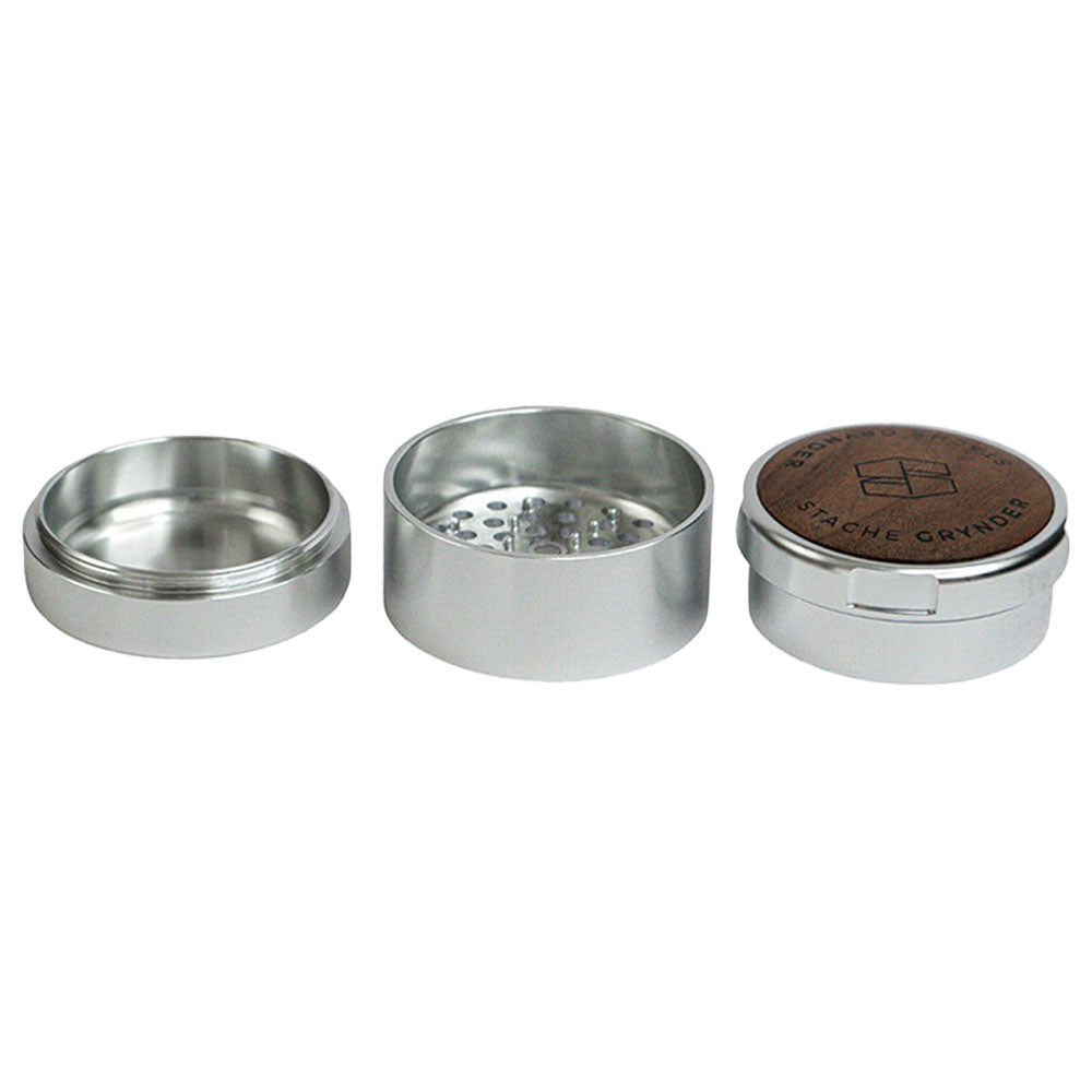 
                  
                    Load image into Gallery viewer, Stache Products Wood Lid Grynder | 3pc | 2.5&amp;quot;
                  
                