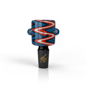 
                  
                    Load image into Gallery viewer, CYLINDER WHIRL WIG WAG BONG BOWL
                  
                