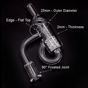 
                  
                    Load image into Gallery viewer, HONEY RECYCLER QUARTZ BANGER | YL
                  
                