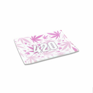 
                  
                    Load image into Gallery viewer, 420 Pink Glass Rollin&amp;#39; Tray
                  
                