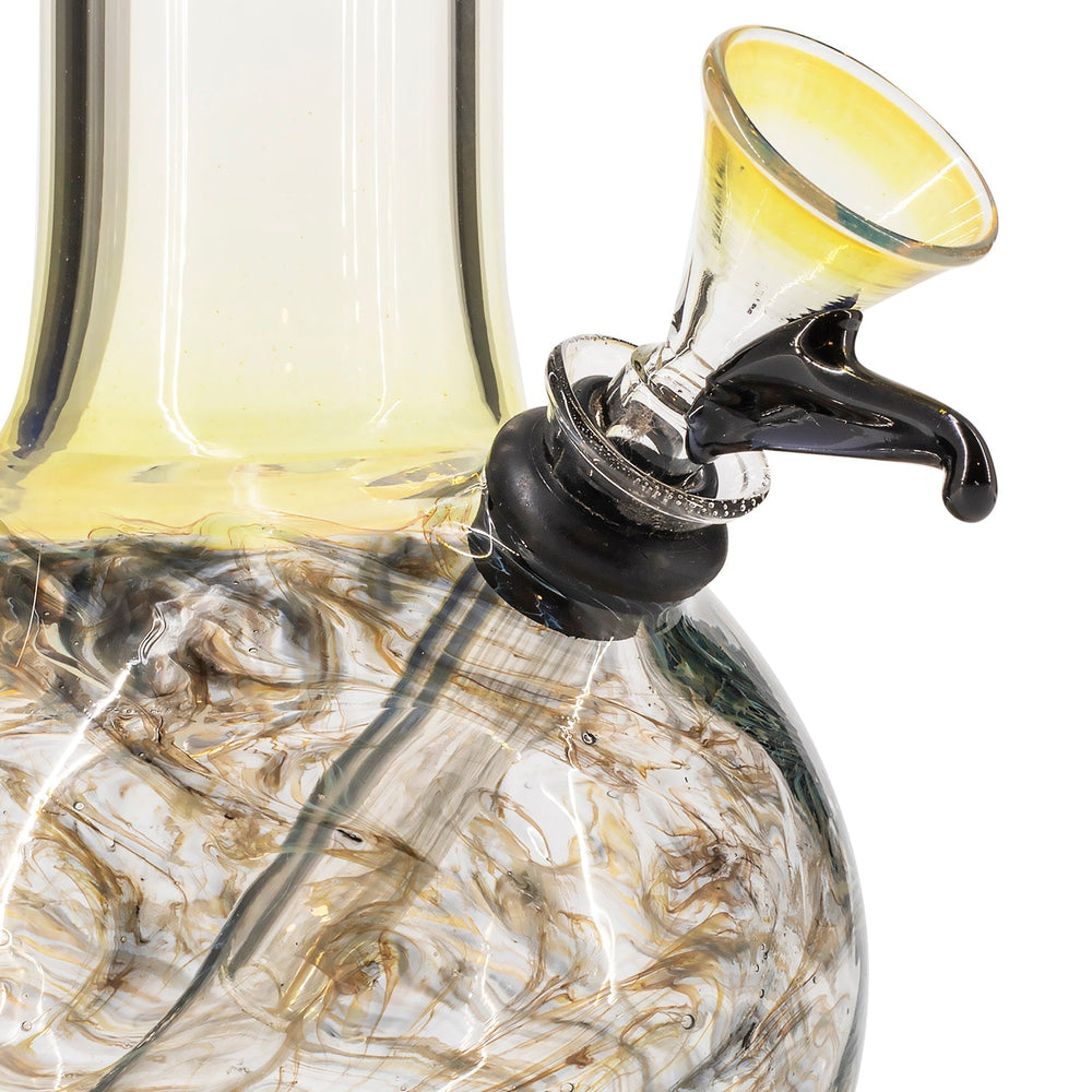 
                  
                    Load image into Gallery viewer, Raked Tiger Stripe Accented Beaker Bong 8&amp;quot;
                  
                