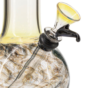 
                  
                    Load image into Gallery viewer, Raked Tiger Stripe Accented Beaker Bong 8&amp;quot;
                  
                
