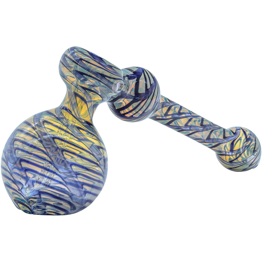 
                  
                    Load image into Gallery viewer, Full Rake Fumed Hammer Bubbler Pipe 6&amp;quot;
                  
                