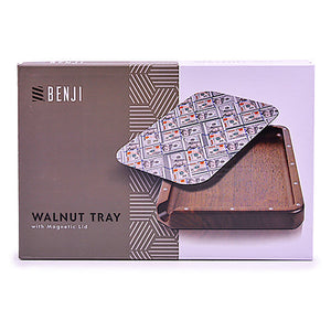 
                  
                    Load image into Gallery viewer, Benji - Walnut Tray w/ Magnetic Lid Kit - USD
                  
                