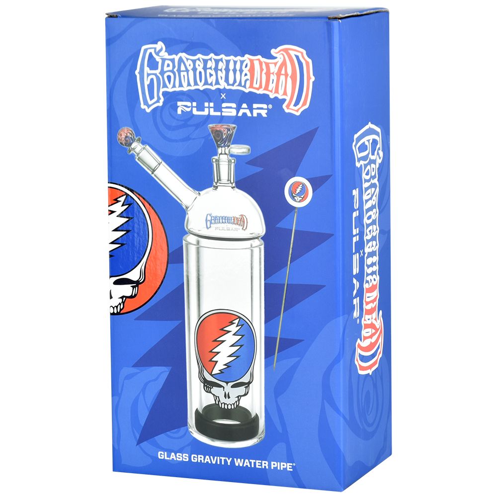 
                  
                    Load image into Gallery viewer, Grateful Dead x Pulsar Glass Gravity Waterpipe - 12.25&amp;quot; / 14mm F
                  
                