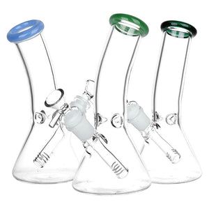 
                  
                    Load image into Gallery viewer, Classic Bent Neck Beaker Glass Water Pipe | 14mm F | Colors Vary
                  
                
