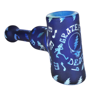 
                  
                    Load image into Gallery viewer, Grateful Dead Ethereal Music Etched Glass Hammer Bubbler - 5&amp;quot;
                  
                