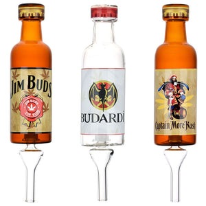 
                  
                    Load image into Gallery viewer, Liquor Bottle Bubbler Dab Straw - 7.25&amp;quot;
                  
                
