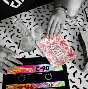 
                  
                    Load image into Gallery viewer, 420 Pink Glass Rollin&amp;#39; Tray
                  
                