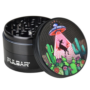 
                  
                    Load image into Gallery viewer, Pulsar Artist Series Grinder | Amberly Downs Psychedelic Abduction
                  
                